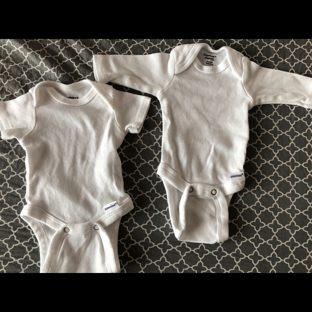 Berber Organic Onesies Preemie